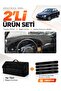 Kia Shuma (1995-2003) Compatible Torpedo Cover + Thai Feather Luggage Bag + Sticker Set - Ki017