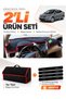 Hyundai Elantra (2011-2017) Compatible Glove Box Cover + Tay Tüy Luggage Bag + Sticker Set - Hu016