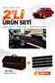 Tofaş Serçe (1984-1995) Compatible Torpedo Cover + Thai Feather Luggage Bag + Sticker Set - Tf004