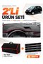 Opel Meriva a (2003-2010) Compatible Glove Box Cover + Tay Tüy Luggage Bag + Sticker Set - Op012