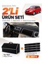 Skoda Fabia (2007-2014) Compatible Dashboard Cover + Tay Feather Trunk Bag + Sticker Set - Sk002