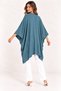 Women's Bat Sleeve Single Layer Casual Knitwear Poncho Cardigan - 5