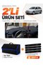 Dashboard Cover + Thai Feather Trunk Bag + Sticker Set Compatible with Seat Ibiza (1998-2001) - Se002