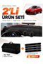 Suzuki Swi̇ft (2017-2020) Compatible Dashboard Cover + Thai Feather Trunk Bag + Sticker Set - Sz003