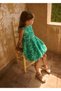 Girl's Dress Green - 2
