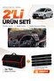 Mitsubishi Colt Screened (2004-2013) Compatible Glove Box Cover + Thai Feather Trunk Bag Set - Mi006