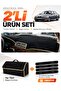 Bmw E39 (1995-2003) Compatible Dashboard Cover + Thai Feather Trunk Bag + Sticker Set - Bm009