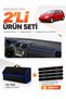 Volkswagen Golf 5 (2003-2009) Compatible Glove Box Cover + Tay Feather Trunk Bag + Sticker Set - Vw010
