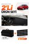 Renault Megane 3 Li̇f Ekran (2008-2015) Compatible Dashboard Cover + Tay Tüyü Luggage Bag Set - Re023