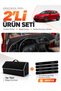 Seat Leon (2013-2020) Compatible Glove Box Cover + Thai Feather Trunk Bag + Sticker Set - Se006 - 2