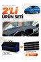 Kia Rio (2019-2024) Compatible Dashboard Cover + Thai Feather Trunk Bag + Sticker Set - Ki014