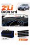 Nissan Qashqai J10 (2007-2014) Compatible Glove Box Cover + Tay Tüy Luggage Bag + Sticker Set - Ni016