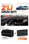 Dashboard Cover + Thai Feather Trunk Bag + Sticker Set Compatible with Skoda Scala (2020-2026) - Sk005
