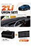 Citroen Cactus (2018-2020) Compatible Dashboard Cover + Thai Feather Trunk Bag + Sticker Set - Ci017
