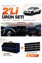 Citroen C4X Without Display (2020-2026) Compatible Dashboard Cover + Thai Feather Trunk Bag Set - Ci001