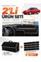 Hyundai Excel (1989-1994) Compatible Glove Box Cover + Tay Feather Luggage Bag + Sticker Set - Hu019