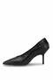 26Bk107.27225C Women's Classic Heeled Shoes Black - 3