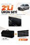 Ford Fusion (2009-2012) Compatible Glove Box Cover + Tay Feather Trunk Bag + Sticker Set - Fo038
