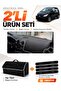 Mitsubishi Colt Pocketed (2004-2013) Compatible Glove Box Cover + Thai Feather Trunk Bag Set - Mi005