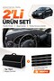 Daci̇a Logan (2009-2012) Compatible Glove Box Cover + Tay Tüy Luggage Bag + Sticker Set - Da005