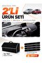 Renault Megane 2 Large Screen (2002-2009) Compatible Glove Box Cover + Thai Feather Bag Set - Re040