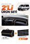 Volkswagen Crafter (2012-2019) Compatible Dashboard Cover + Tay Feather Trunk Bag + Sticker Set - Vw032