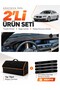 Bmw F10 (2010-2017) Compatible Dashboard Cover + Thai Feather Trunk Bag + Sticker Set - Bm004