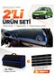 Ford Fi̇esta Type 2 (2003-2010) Compatible Glove Box Cover + Tay Feather Trunk Bag + Sticker Set - Fo006