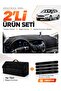 Ford Focus 3.5 Station Wagon (2014-2018) Compatible Glove Box Cover + Tay Feather Trunk Bag Set - Fo012
