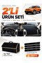 Chevrolet Capti̇va (2008-2011) Compatible Dashboard Cover + Tay Tüy Luggage Bag + Sticker Set - Ch007