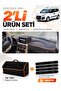 Fiat Doblo Airbagged Large Screen (2007-2015) Compatible Glove Box Cover + Thai Feather Bag Set - Fi022