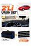 Hyundai Elantra (1995-2000) Compatible Glove Box Cover + Tay Tüy Luggage Bag + Sticker Set - Hu013