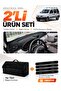 Renault Kangoo 2 Airbagged (2004-2008) Compatible Glove Box Cover + Tay Feather Luggage Bag Set - Re027