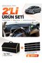 Hyundai Elantra (2011-2017) Compatible Glove Box Cover + Tay Tüy Luggage Bag + Sticker Set - Hu016