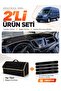 Ford Transit (2015-2022) Compatible Glove Box Cover + Tay Feather Luggage Bag + Sticker Set - Fo030