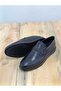 Men's Summer Shoes Genuine Inner and Outer Leather Summer Light Sole Without Laces and Black Color - 2