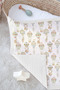 Double-Sided Baby Blanket, 100% Cotton Waffle Pique |   Pillowcase with Gift - Skyward Dreams - 70 X 105 cm - 2