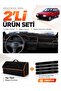 Lada Samara Injection-Molded (1990-2004) Compatible Glove Box Cover + Thai Feather Trunk Bag Set - Ld002
