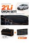 Ford C-Max (2003-2010) Long Covered Compatible Glove Box Cover + Tay Feather Trunk Bag Set - Fo002