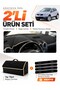 Nissan Qashqai J10 (2007-2014) Compatible Glove Box Cover + Tay Tüy Luggage Bag + Sticker Set - Ni016