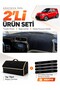 Kia Soul (2014-2019) Compatible Torpedo Cover + Thai Feather Trunk Bag + Sticker Set - Ki021