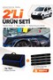 Peugeot Bi̇pper (2007-2020) Compatible Torpedo Cover + Thai Feather Trunk Bag + Sticker Set - Pe020