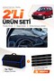 Peugeot Partner (1996-2002) Compatible Glove Box Cover + Tay Feather Luggage Bag + Sticker Set - Pe023