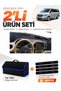 Mercedes Viano W447 (2014-Later) Compatible Torpedo Cover + Tay Tüy Luggage Bag Set - Mb023