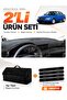 Audi A4 (1994-2001) Compatible Glove Box Cover + Thai Feather Trunk Bag + Sticker Set - Au006