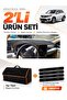 Kia Sorento (2009-2014) Compatible Glove Box Cover + Thai Feather Trunk Bag + Sticker Set - Ki019