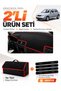Skoda Fabia (1999-2006) Compatible Dashboard Cover + Tay Feather Trunk Bag + Sticker Set - Sk001