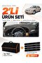 Kia Sephia (1998-2004) Compatible Dashboard Cover + Tay Feather Trunk Bag + Sticker Set - Ki016
