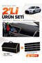 Mitsubishi Lancer (2007-2015) Compatible Glove Box Cover + Tay Feather Trunk Bag + Sticker Set - Mi014
