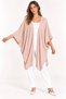 Women's Bat Sleeve Single Layer Casual Knitwear Poncho Cardigan - 4